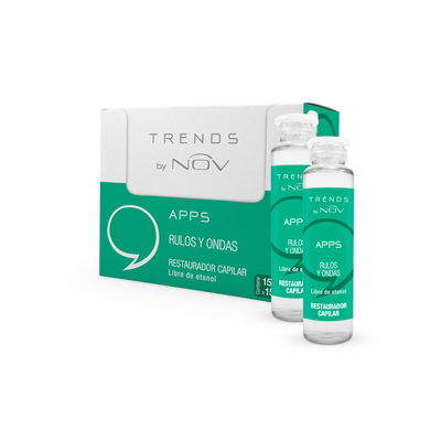 AMPOLLAS NOV TRENDS APPS RULOS Y ONDAS BLISTER X 15 UNIDAD