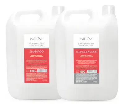 COMBO NOV BIOHIDRATANTE CON CREATINA SHAMPOO + ACONDICIONADOR NOV