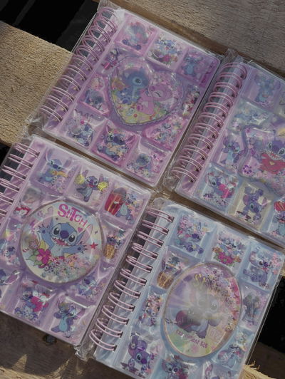Libretas 3D de Stich y de Capibara