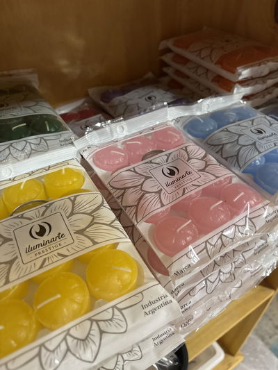 velas x12 noche color