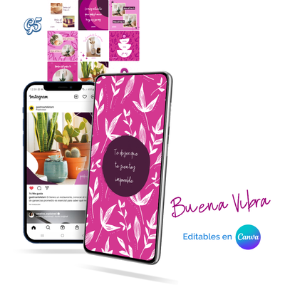 Pack de Diseños estilo “Buena Vibra” (90 páginas)