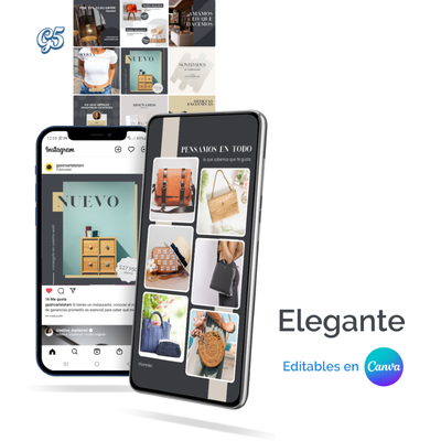 Pack de Diseños estilo “Elegante” (90 páginas)
