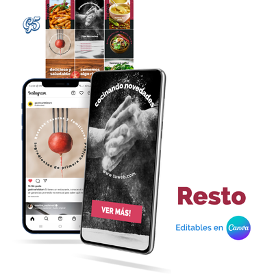 Pack de Diseños estilo “Resto” (50 páginas)