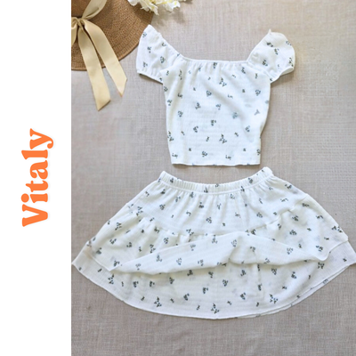 SET POLLERA Y TOP BAMBULA