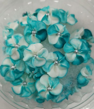 ADORNO FLOR MALVON AZUCAR  POTE