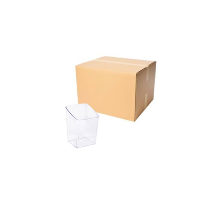 VASO POSTRE CUADRADO 100cc CAJA