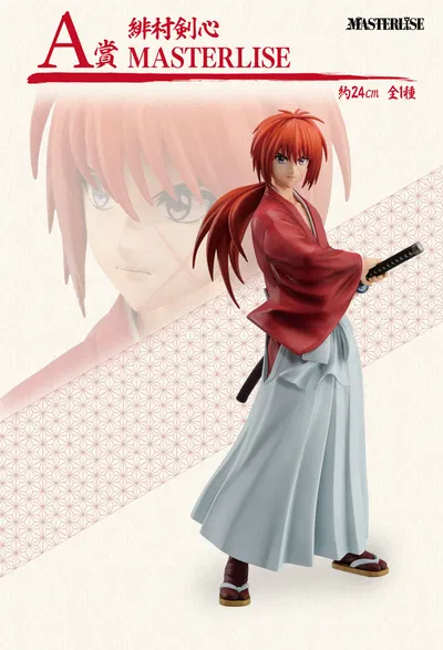 Bandai Spirits Ichiban Kuji Rurouni Kenshin (Samurai X)  A-Prize Himura Kenshin MASTERLISE