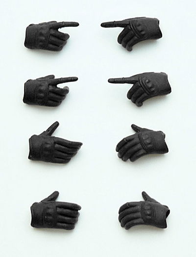  Figma - Little Armory (LA-OP03) - Tactical Gloves - 1/12 - Stealth Black (Tomytec)