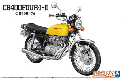 1:12 Scale Aoshima Honda CB400 Four-I/II Model Kit