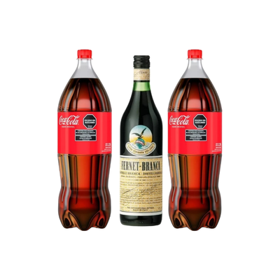 Fernet 1l + 2 Coca 2.25