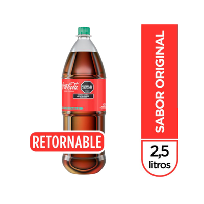 Coca cola 2.5 Retornable 