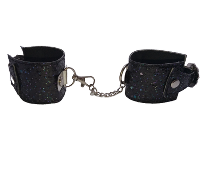 Esposas CADENA - NEP - NEGRO GLITTER