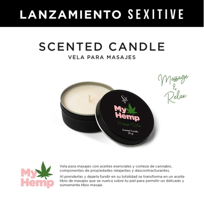 MASSAGE CANDLE My Hemp 30gr