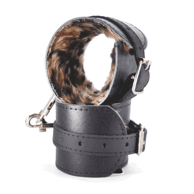 Esposas PELUCHE CADENA CH - KUERO - ANIMAL PRINT
