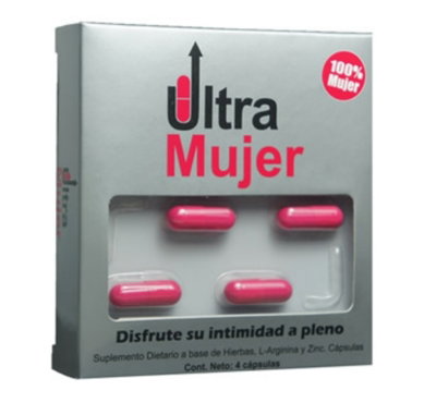 Vigorizante ULTRA MUJER (x4 comp)
