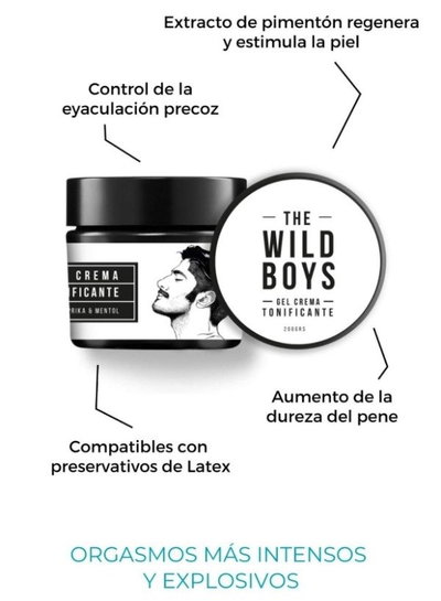 Gel Crema The WILD BOYS - Tonificante 200grs