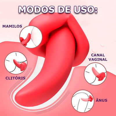 USB Inalambrico BOCA LENGUA VIBRO (10 func)