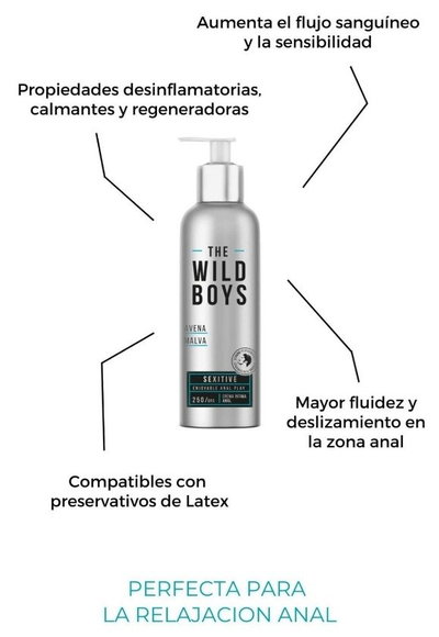 Crema The WILD BOYS - Anal 250grs