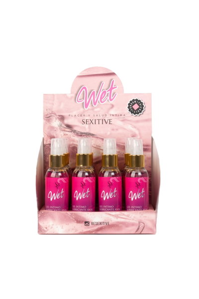 PACK 12 WET Anal + CAJA EXHIBIDORA