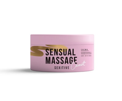 Crema Corporal SENSUAL MASSAGE - Coconut 200gr