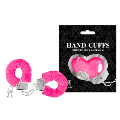 Esposas Metal y Peluche HANDCUFFS - FUCSIA