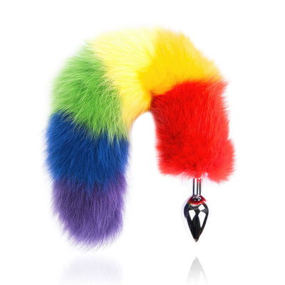 Colita ARCOIRIS Acero - S