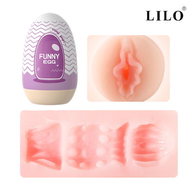 Masturbador Egg Vagina FUNNY EGG - VIOLETA