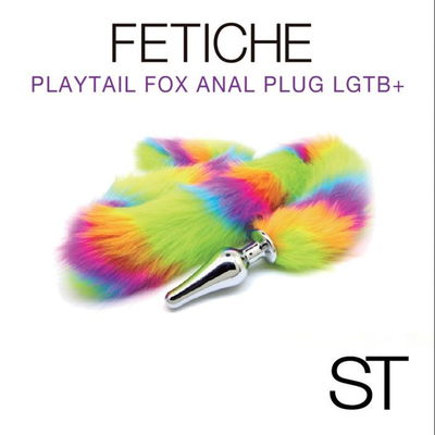 Colita PLAYTAIL FOX LGTB+ SLIM - ST Acero