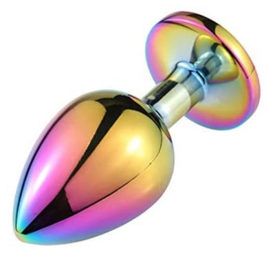 Plug STRASS ARCOIRIS Acero - S
