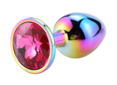 Plug STRASS ARCOIRIS Acero - S