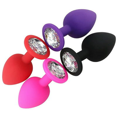 Plug STRASS SOFT COLOURS Silicona - M