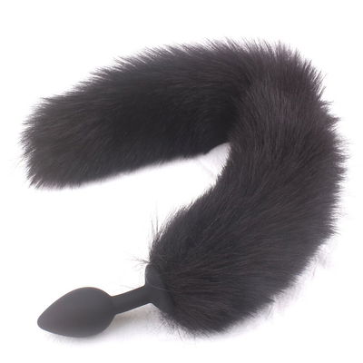 Colita SOFT Silicona NEGRA - M