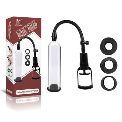 Bomba Erectora PENIS PUMP - BIGGER MAN + 3 Anillos