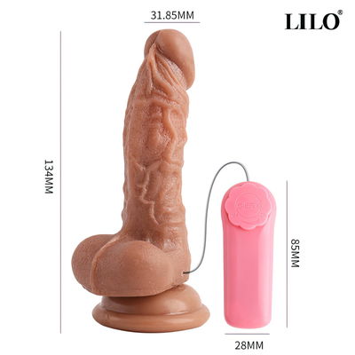 Dildo Vibrador REALISTICO NICK CONTROL - (13,4x3cm)