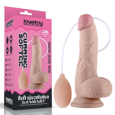 Dildo EYACULADOR CUMMING SOFTEE - (20x4,4cm)