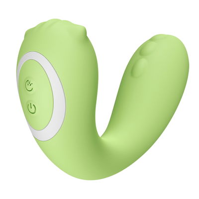 USB Vibrador p/Parejas + Succionador - KITY (10 func)