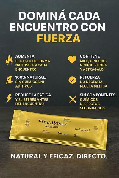 Vigorizante VITAL HONEY VIP - Sachet 15gr
