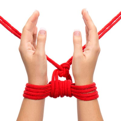 Soga FETISH BONDAGE Rojo