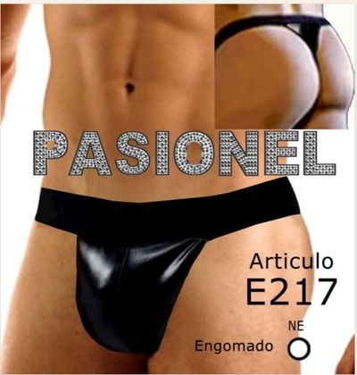 Tanga ECOCUERO - NEGRO - PS