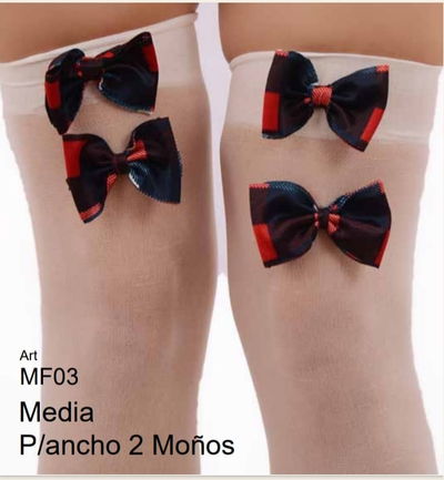 Medias PUÑO ANCHO 2 MOÑOS - BLANCO - PS
