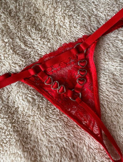 Less CORAZONCITOS - ROJO - MIA