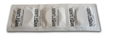 Pres GENTLEMAN LUBRICADO - (a granel) - Tira x3unds.