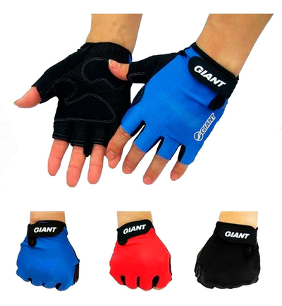 Guantes medio dedo GIANT antideslizante 