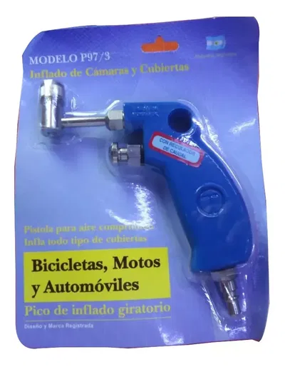 Pistola para compresor de aire dual