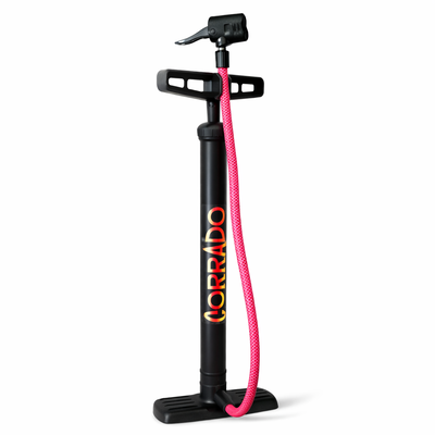 Inflador de pie corrado