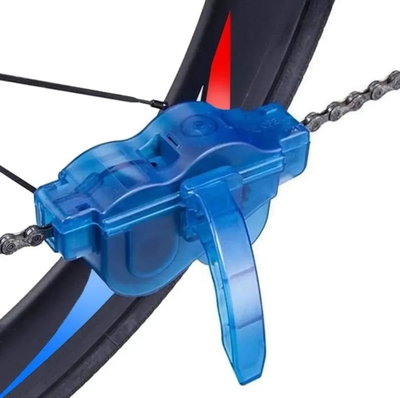 Limpiador de cadena azul