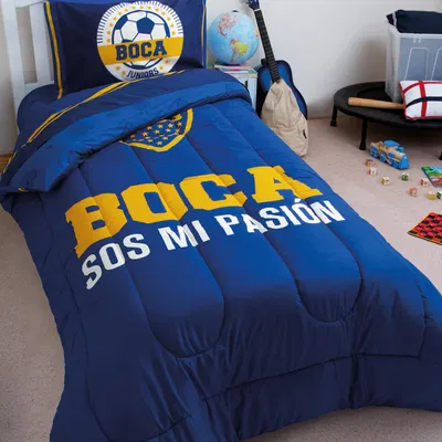 Acolchado Boca sos mi pasion 1 1/2 pl 