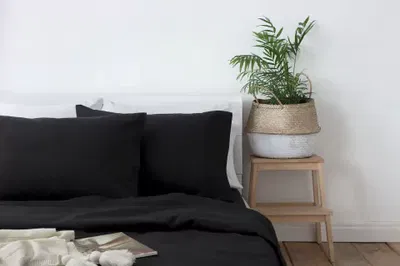 Sabanas Sense 100% Algodon  Negro 1 1/2 pl