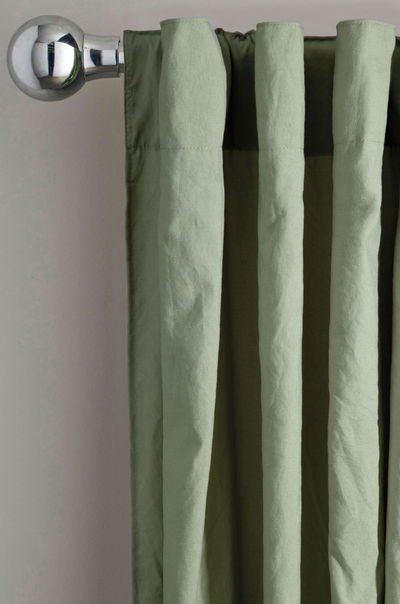 Cortina Tusor  Verde Malva