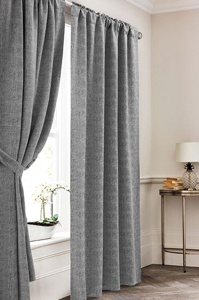 Cortina Black Out Estampado Gris